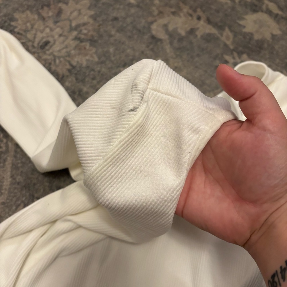 White Long Sleeve Top - Picture 9 of 12